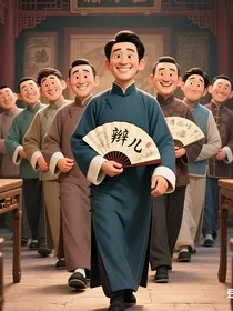 八队集结：辫儿引领的德云相声传奇路" width="120" height="150"